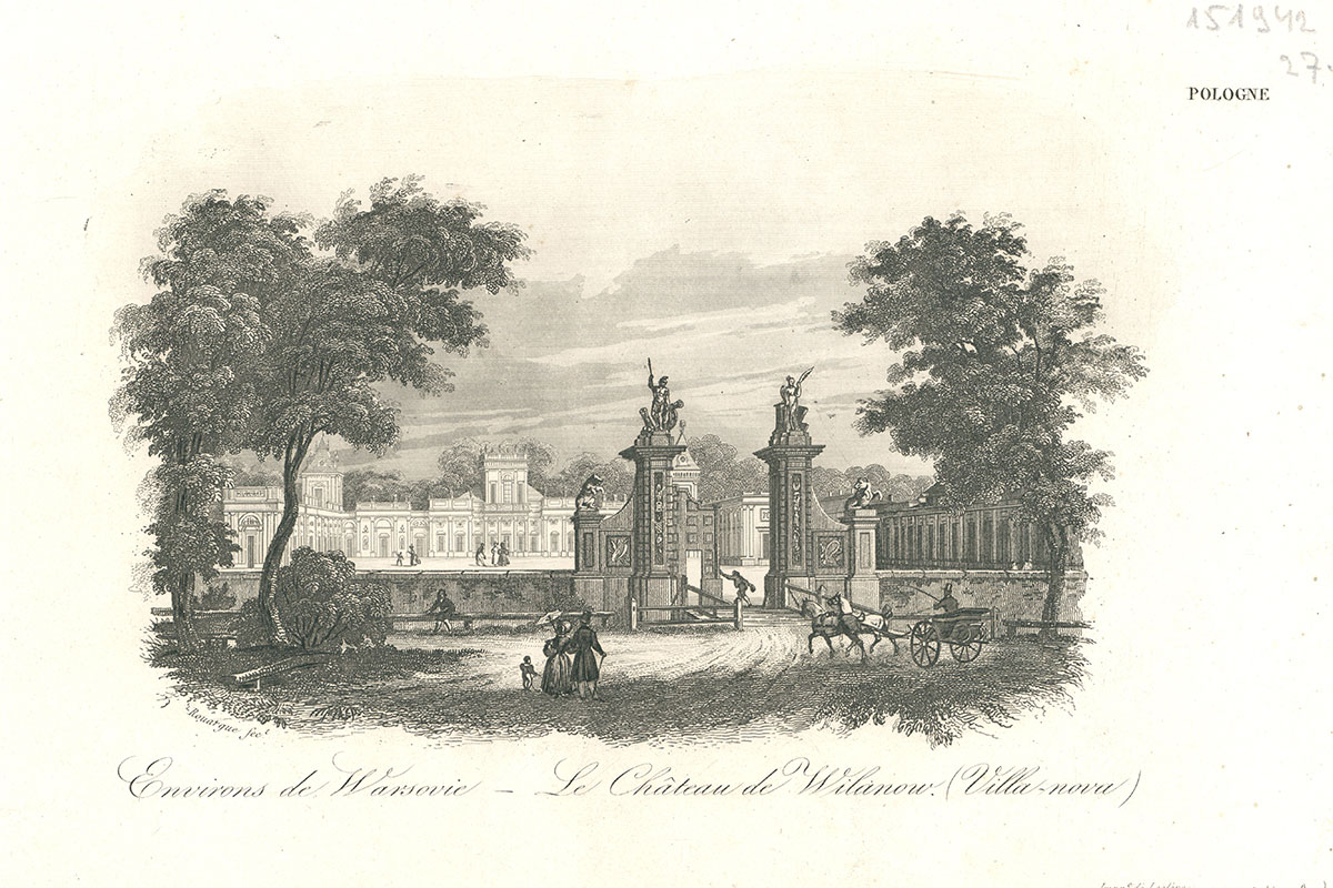 Warszawa Wilanów Pałac  1850