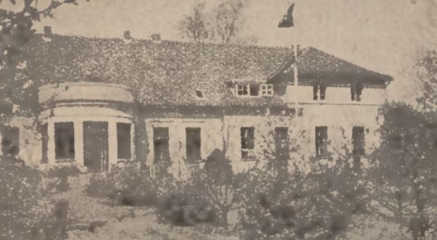 nieistniejący pałac w Barwinie (niem. Barvin) 1940