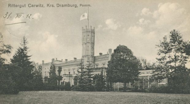 pałac w Karwicach 1912