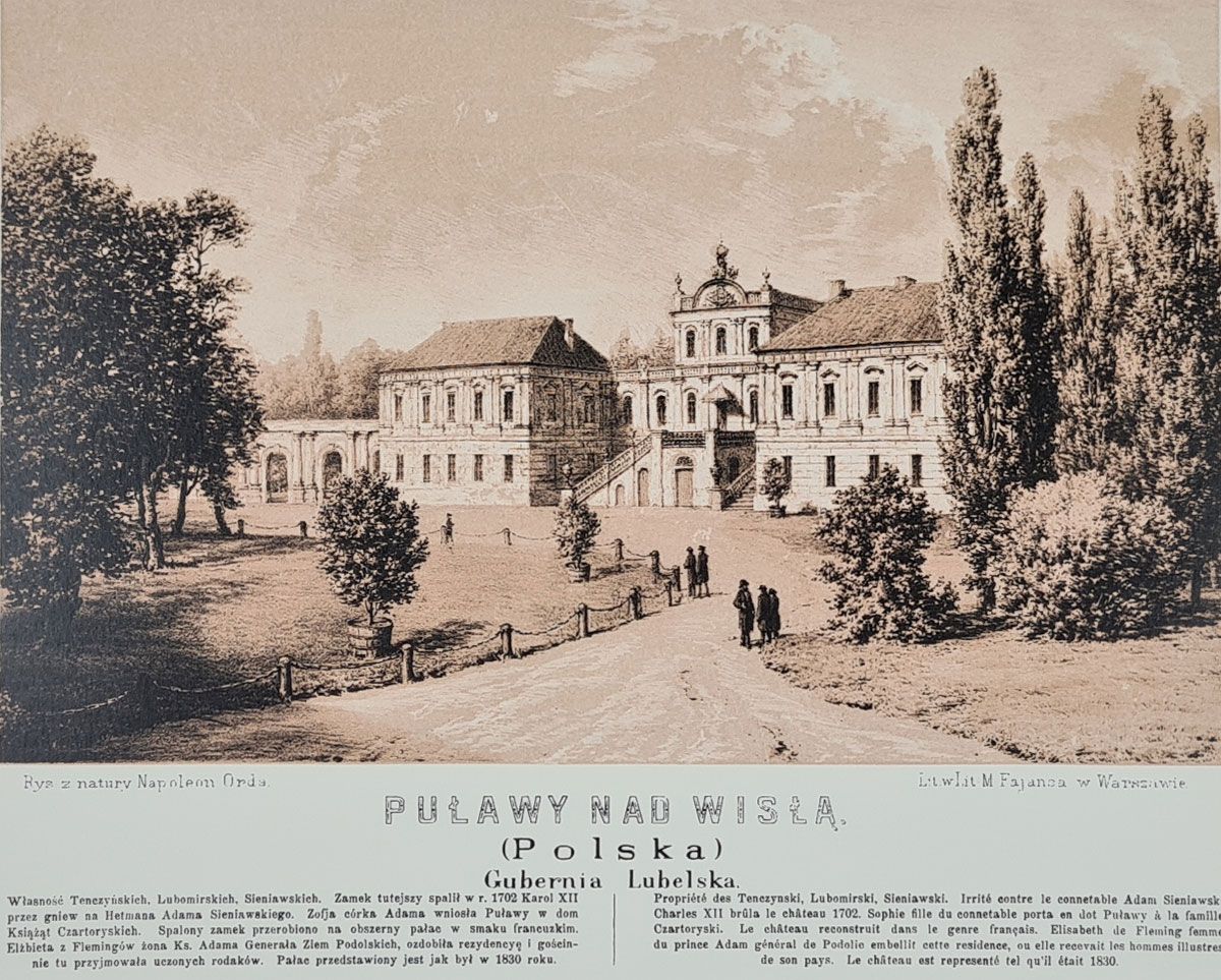 Puławy - Napoleon Orda- reprint w passpartout
