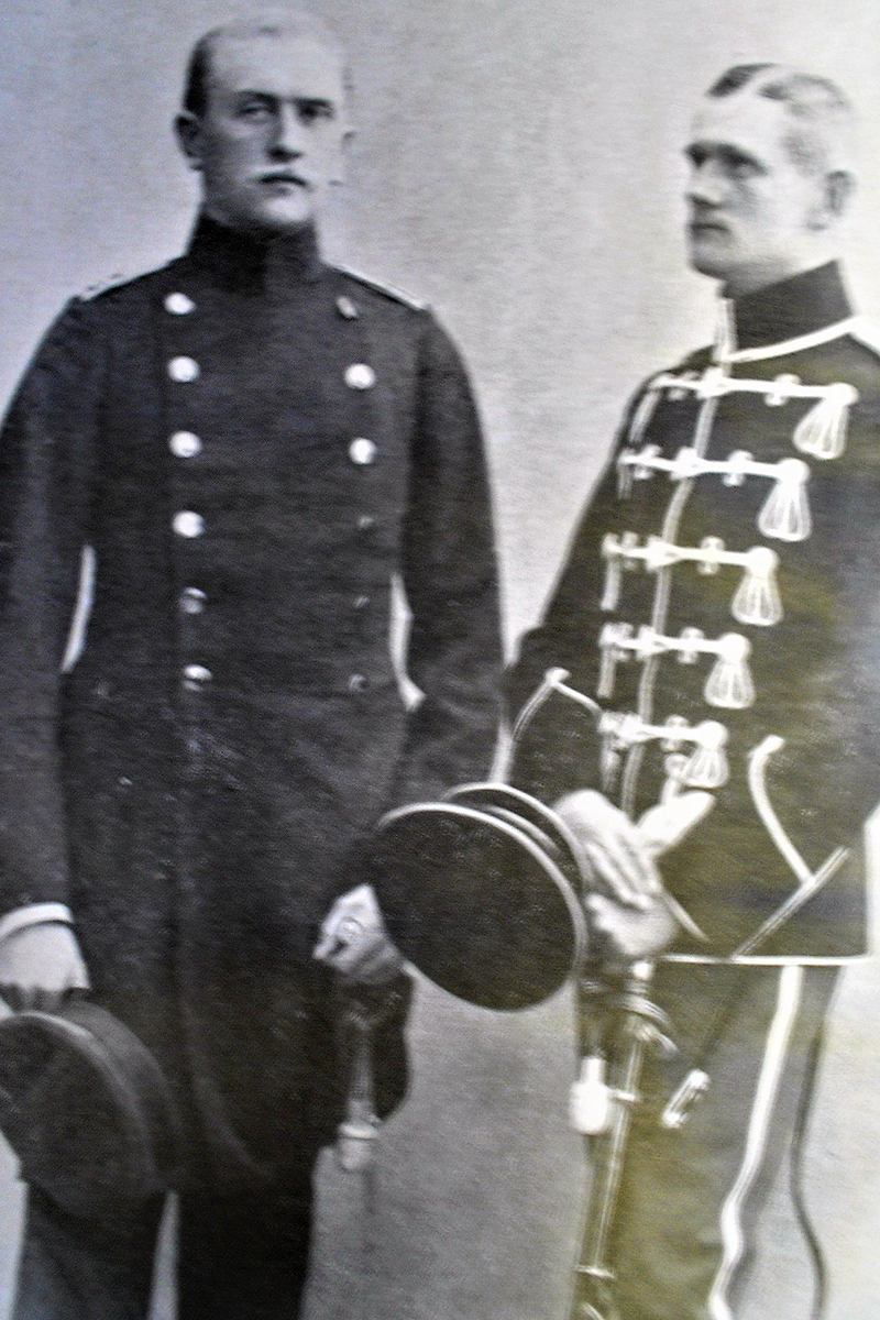 Georg von Diezelsky ze swoim bratem w latach młodości