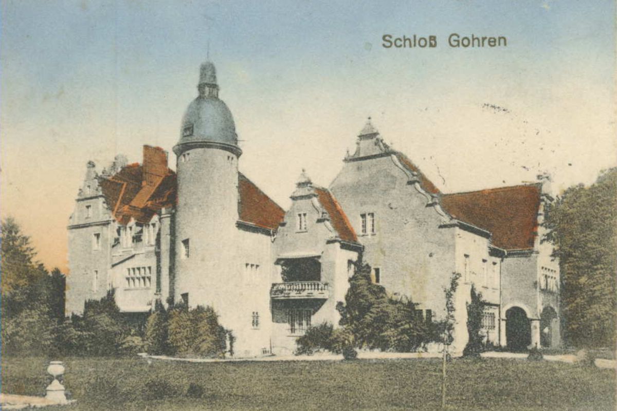 Pałac w Górzynie, 1917