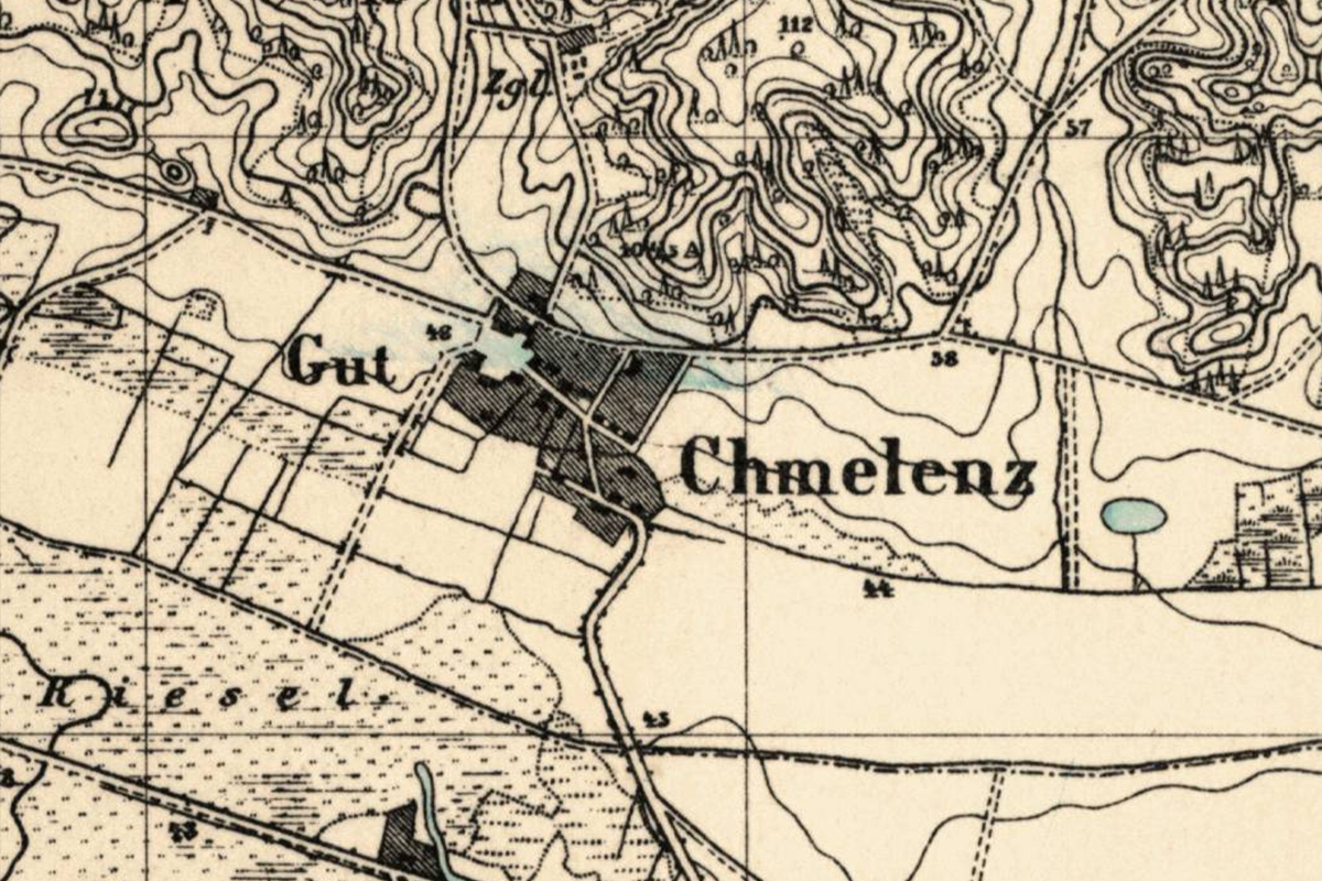 Mapa Gut Chmelenz