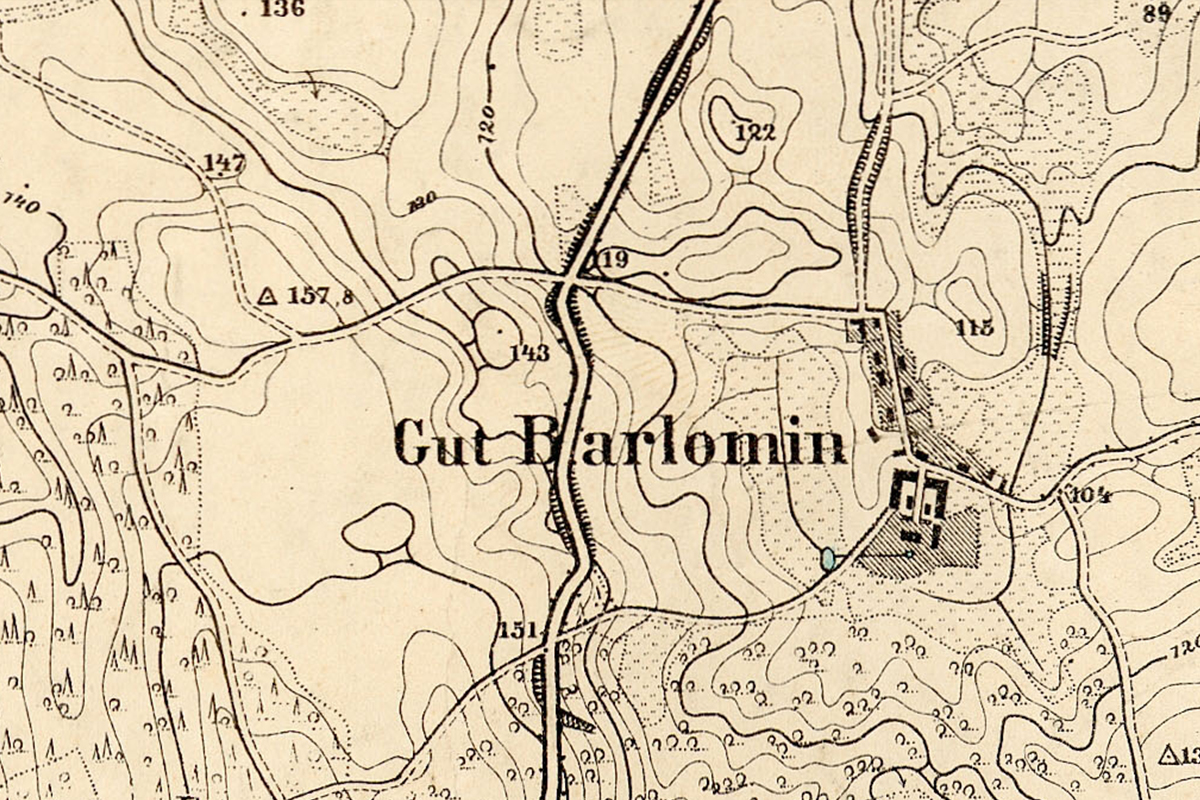 Gut Batlomin mapa