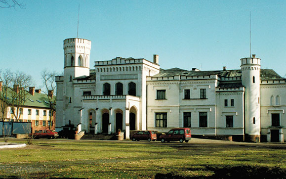pałac w Będlewie lata 90-te XX w.