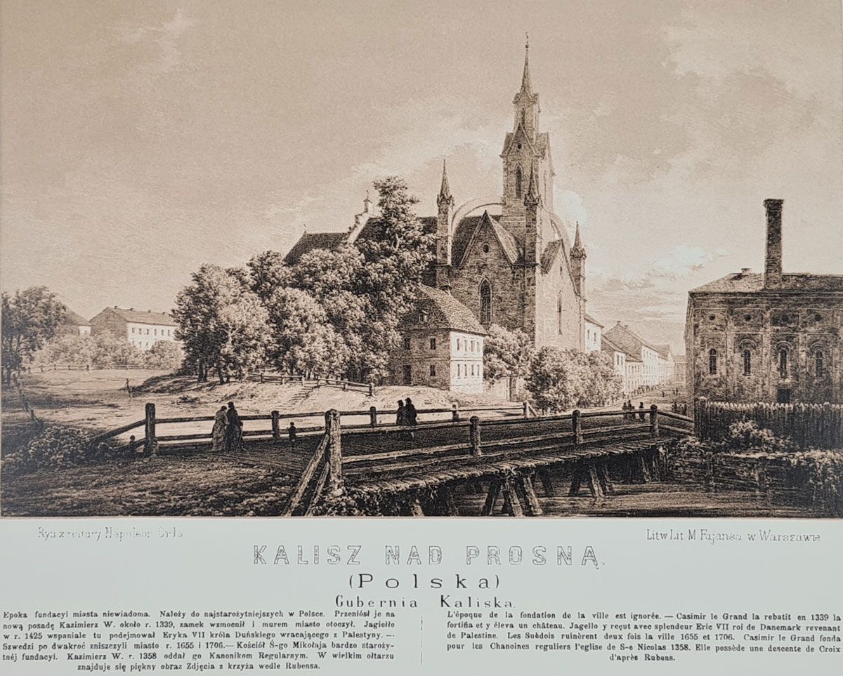 Kalisz - Napoleon Orda- reprint w passpartout