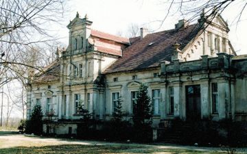 pałac w Buczku Wielkim lata 90-te XX w.