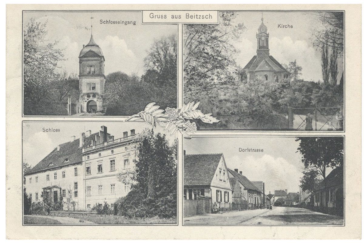 Stara pocztÃ³wka z Biecza 1909 r.