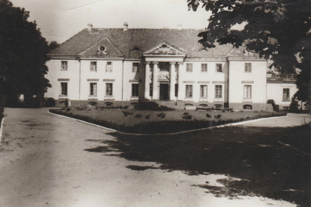 Luszyn pałac 1974