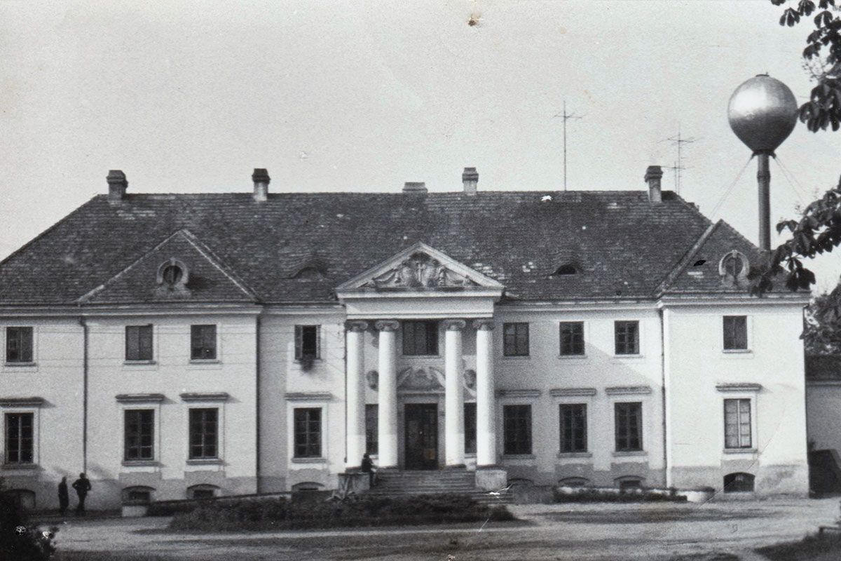 Luszyn pałac 1970