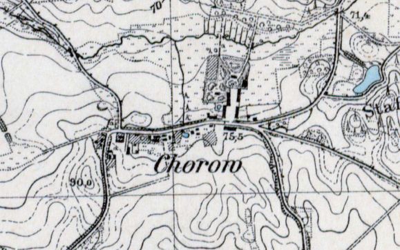 Mapa Chorow 1937