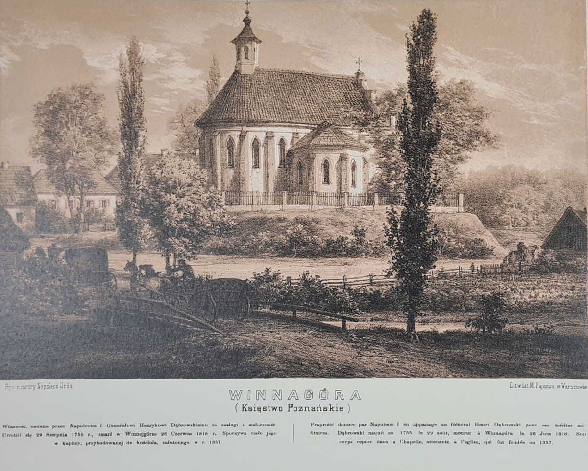 Winnagóra - Napoleon Orda- reprint w passpartout