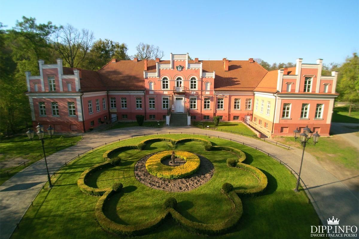 Pałac w Wejherowie z drona