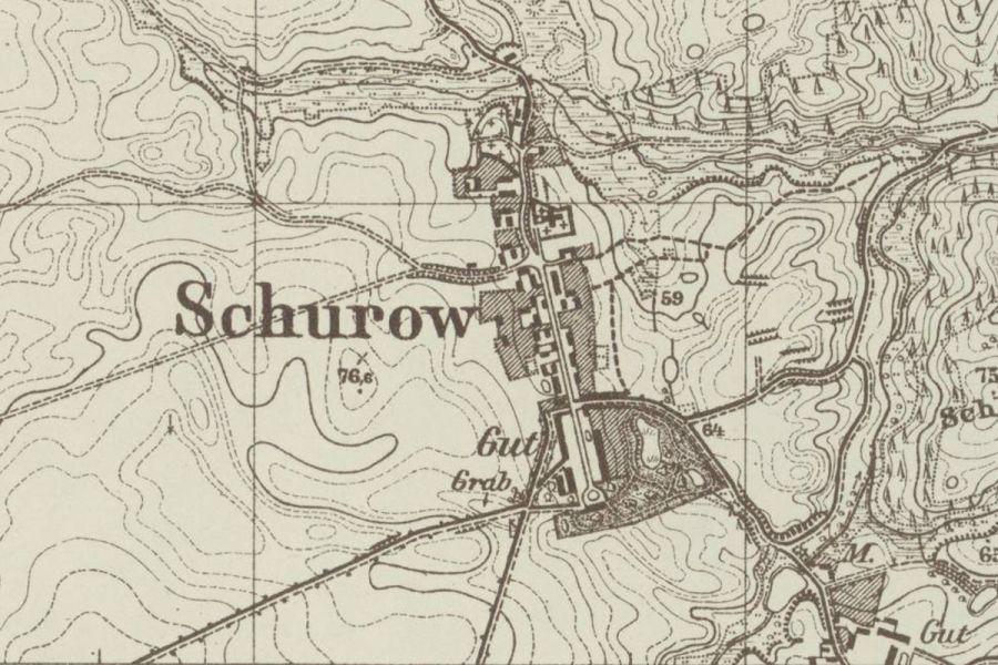 Schurow majątek mapa