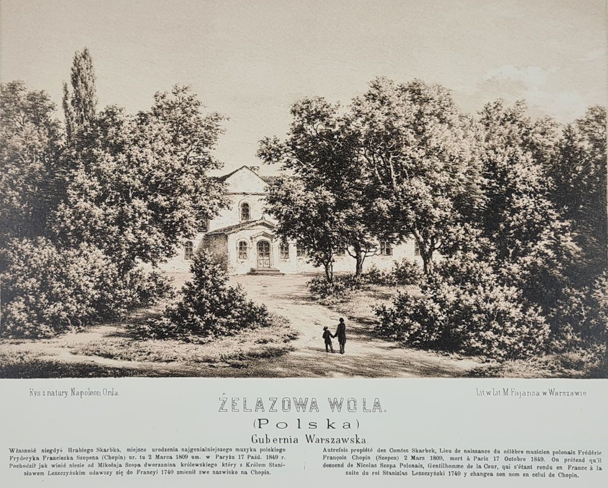 Żelazowa Wola - Napoleon Orda- reprint w passpartout