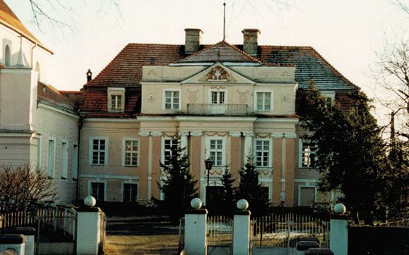 pałac w Choczu lata 90-te XX w.