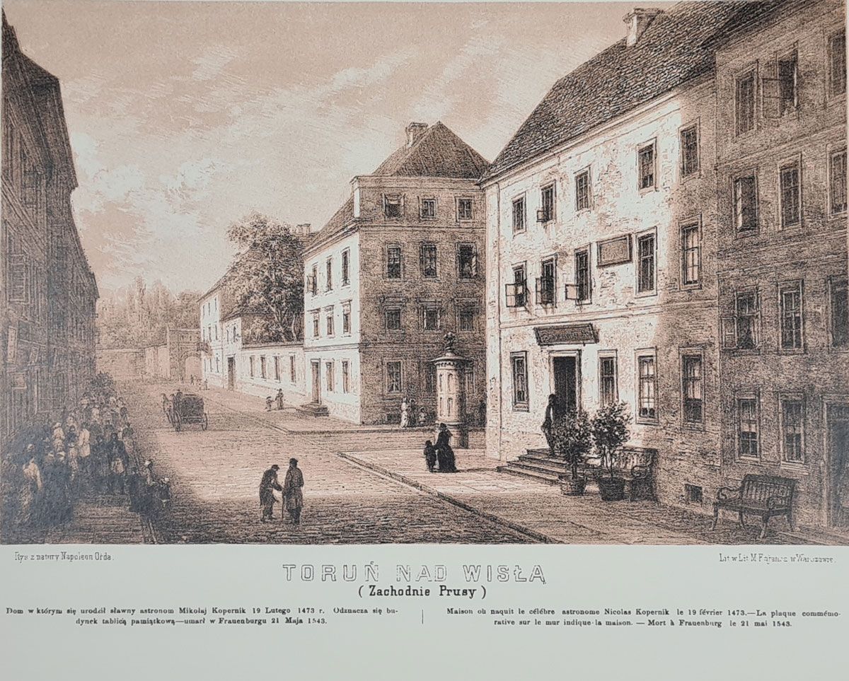 Toruń - Napoleon Orda- reprint w passpartout