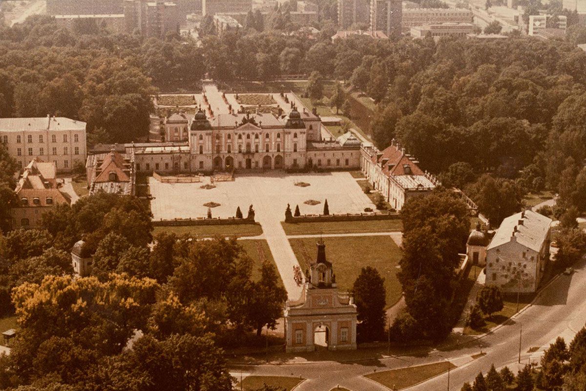 pałac Branickich w Białymstoku 1948