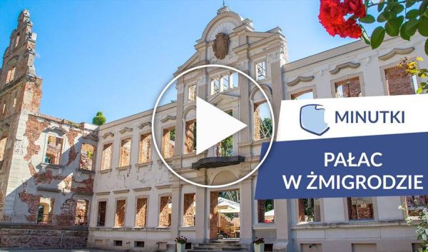 Polskie Szlaki Pałac w Żmigrodzie, piękne ruiny - minutki Polskie Szlaki