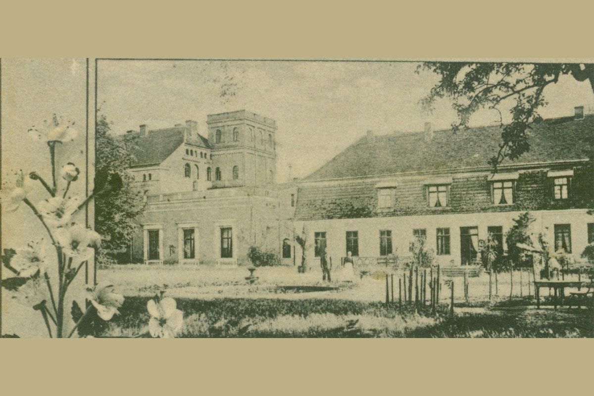 pałac w Cecenowie stara fotografia