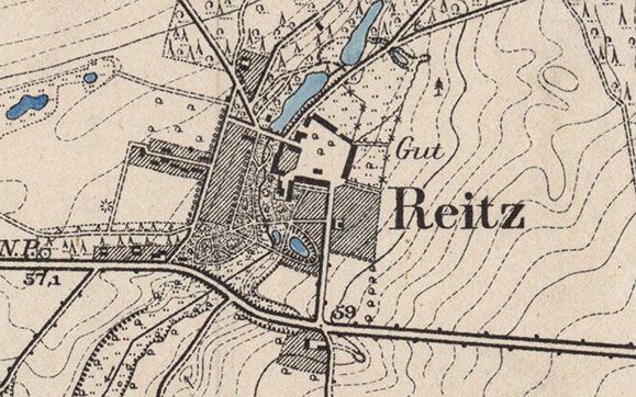 mapa majątku Reitz