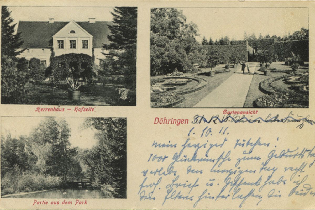 Pocztówka 1910-1917, Durąg (niem. Döhringen)