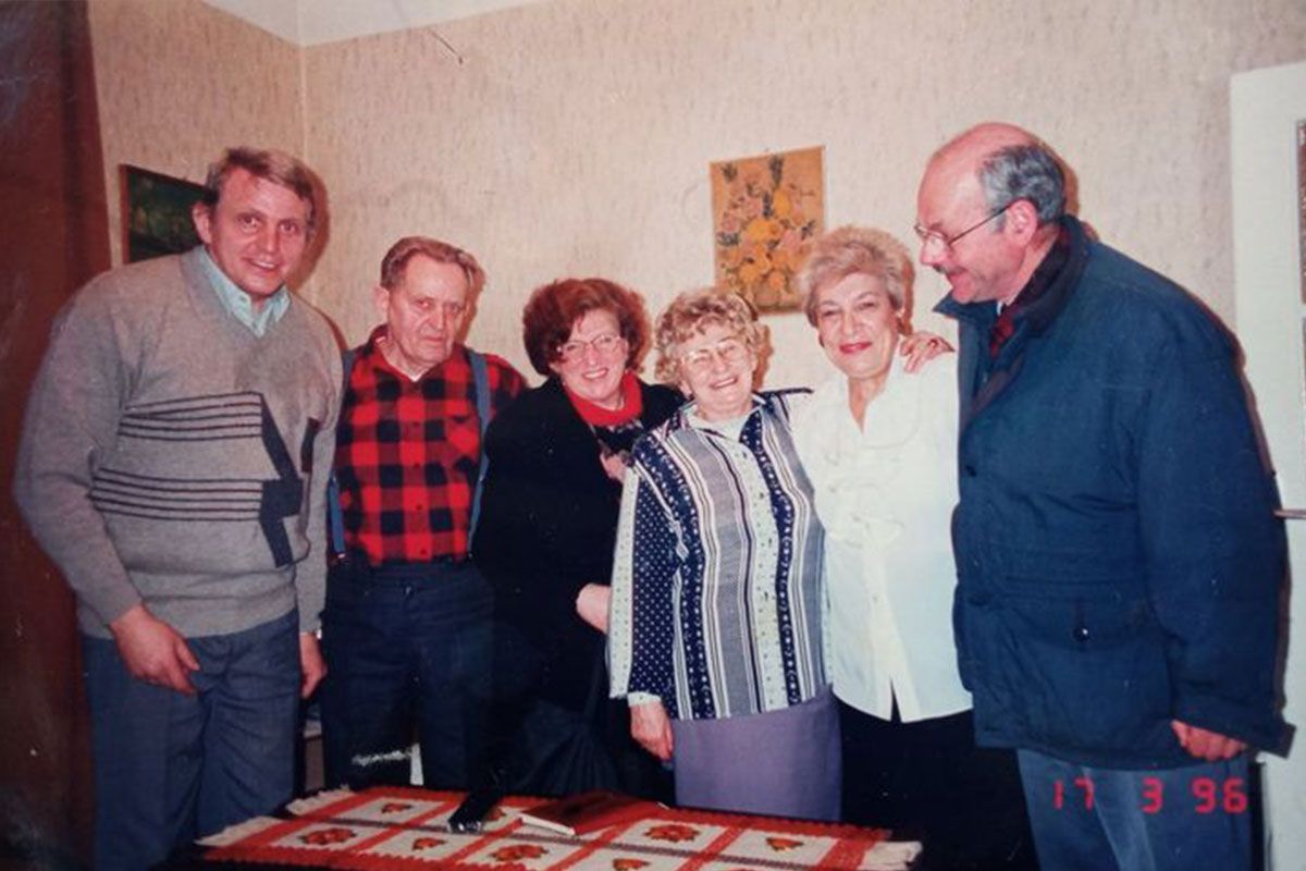 Spotkanie Hugo i Marianne Brentzel z rodziną Gołębiowskich
