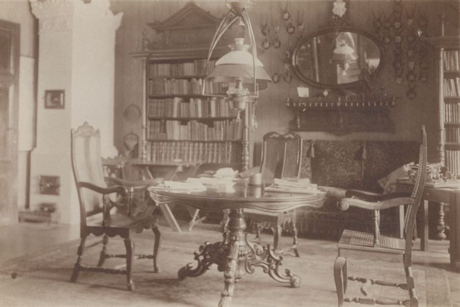 Dwór w Garbnie, Gabinet Elisabet Boehm 1900/1910