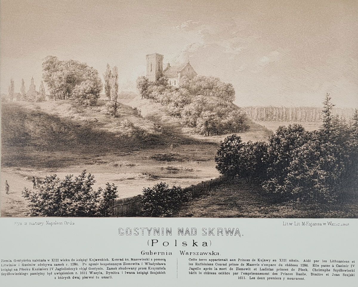 Gostynin - Napoleon Orda- reprint w passpartout