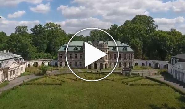 Pałac Dębińskich w Szczekocinach - czerwiec 2020