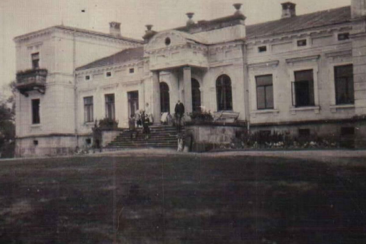 pałac w Lasocinie zdjęcie archiwalne